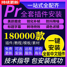 预设教程转场2023素材全套插件中文模板软件pr调色一键安装包磨皮