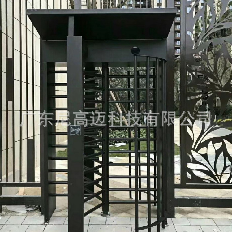 厂家供应出口外贸加厚款全高闸旋转门人行通道转闸 商场小区导向