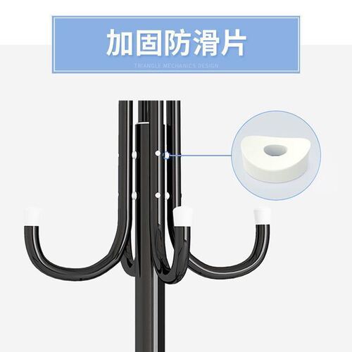 Simple coat rack, iron clothes rack, hanging rack, floor-standing indoor entryway bedroom wardrobe rack, fashionable bag hanger