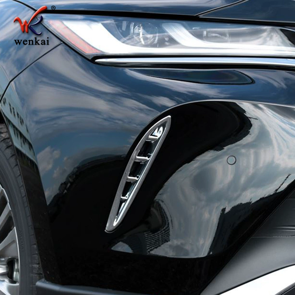 Подходит для Toyota 21 Harrier/Venza, модификация, специальная передняя противотуманная фара, декоративная яркая рамка, специальная гальваника из АБС-пластика