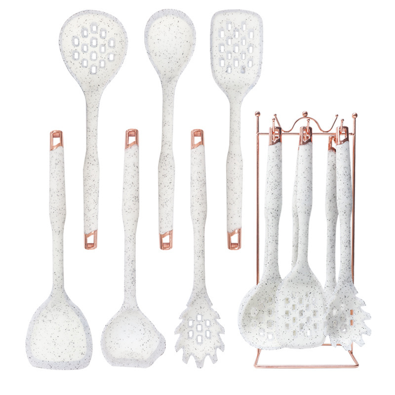 7 piezas de silicona de pulverización de oro, silicona de grado alimenticio antiadherente, set de cocina de silicona al por mayor