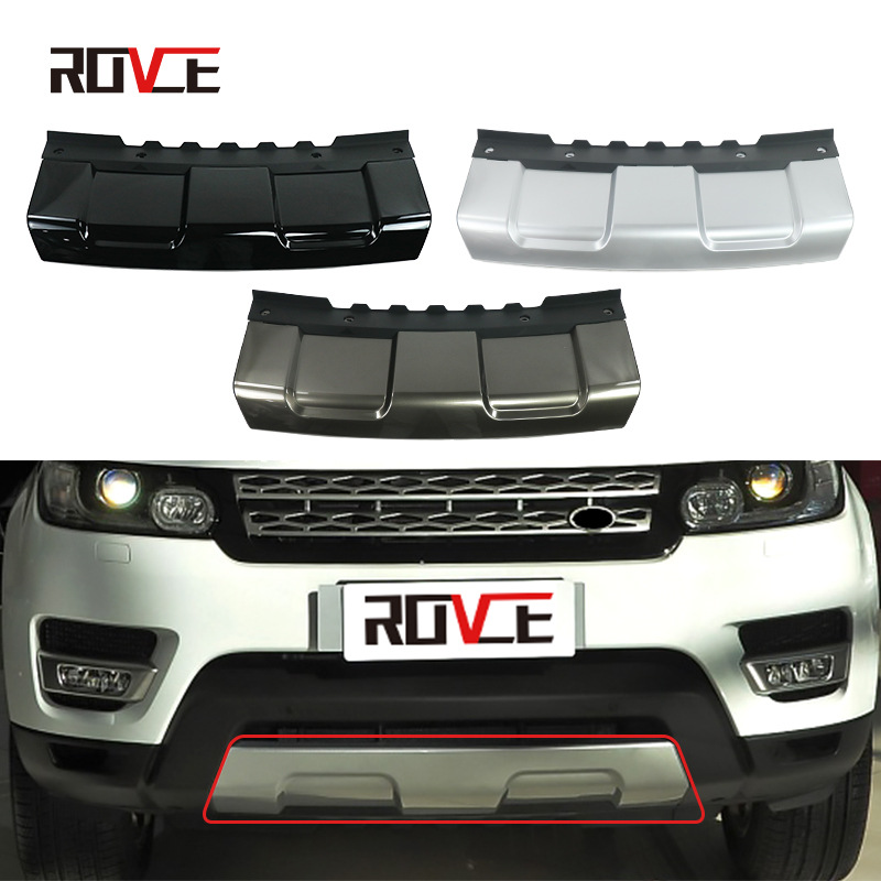 Aplicable a 2014-2017 Range Rover deportes delantero remolque cubierta trasera parachoques cubierta inferior guardia placa TRIM