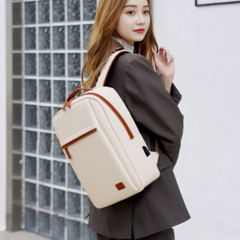 Lightweight Business Computer Backpack 16inch Water-Resistant USB Charging Backpack for Students and Professionals, Customizable Logo