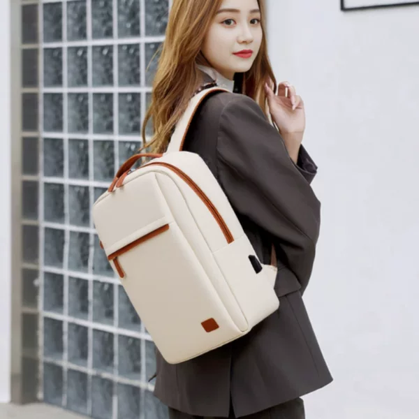 Lightweight Business Computer Backpack 16inch Water-Resistant USB Charging Backpack for Students and Professionals, Customizable Logo