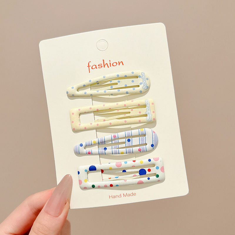 Horquilla de estrella colorida de dopamina, accesorio para el cabello para niños, horquilla con clip de flequillo lateral bonito para niñas, adorno para el cabello con clip BB.