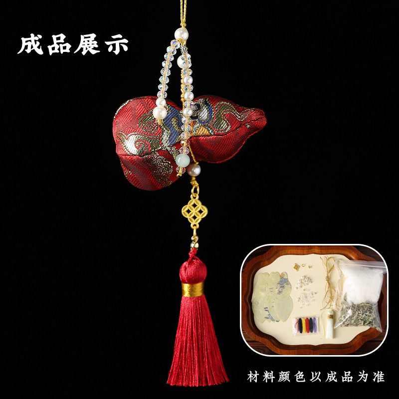 国潮平安福禄香包香囊端午节葫芦材料包传统手工创意挂件挂饰|undefined