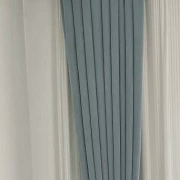 睡美人雪尼尔黑金窗帘 高克重撸猫丝绒触感 全遮光百搭客厅卧室帘|undefined