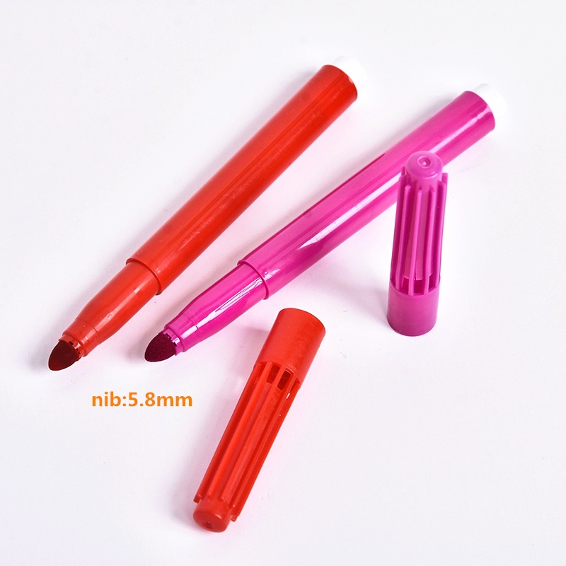 Los fabricantes producen suministros de arte para niños con pintura de fragancia pincel de pluma de color 10/12 color pluma de acuarela de cabeza grande