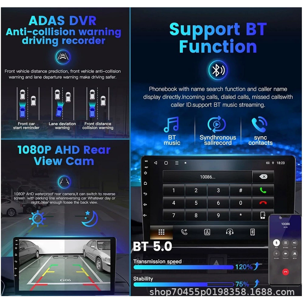 Cross-border applicable KIA RIO 3 2011-2016 Android 9-inch high-definition smart car navigation system