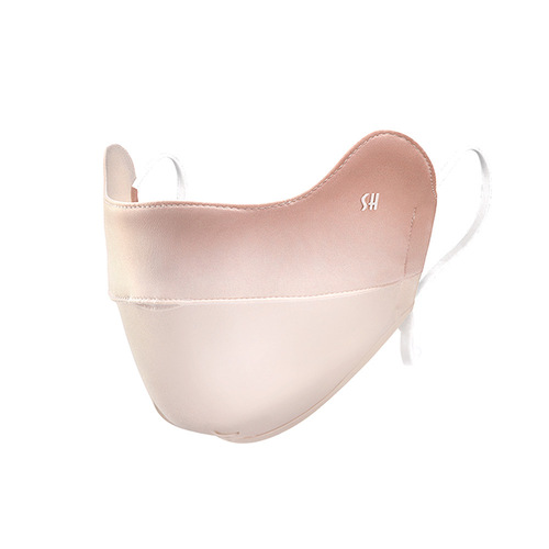 Summer ice silk sunscreen women's sunshade breathable anti-UV gradient blush eye protection mask XKZ42