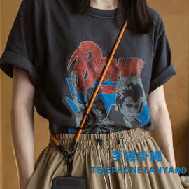 日系手机挂绳斜挎绳户外防丢失手机壳挂绳挂脖绳手腕通用手机绳