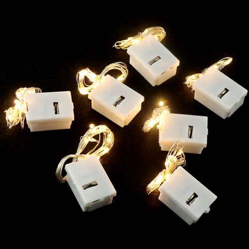 LED flashing light string wholesale cross-border copper wire small light string gift box light strip warm light decoration star light string light