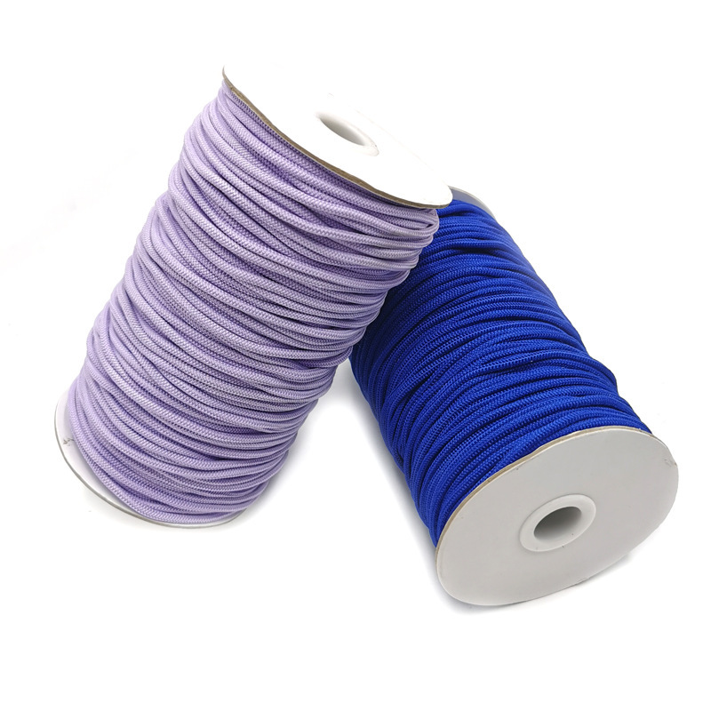 188个颜色3mm弹力绳蹦床绳运动拉力绳松紧绳现货橡筋绳高弹力