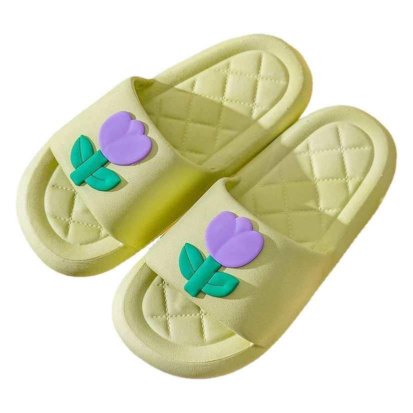 [Precio de bienestar con pérdidas] Baño interior de verano Baño antideslizante Zapatillas de mujer Hogar de mujer