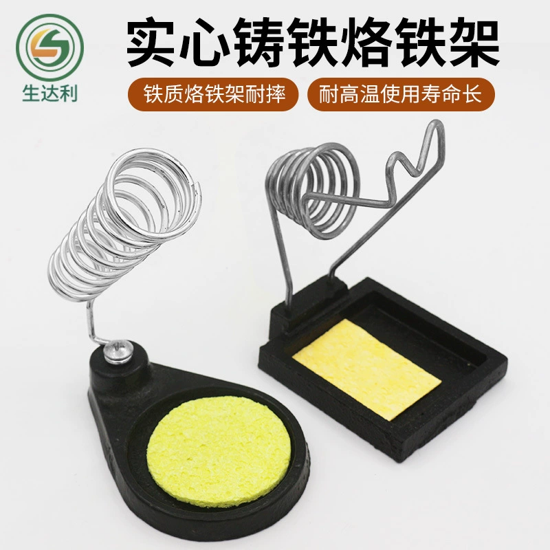 Чугунный утяжелённый металлический паяльник круглый электрический паяльник