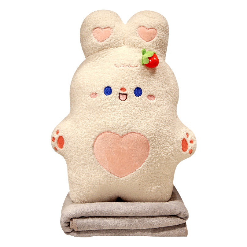 Almohada edredón de doble propósito almohada de las niñas dormir coche almohada dos-en-uno manta Oficina siesta cojín