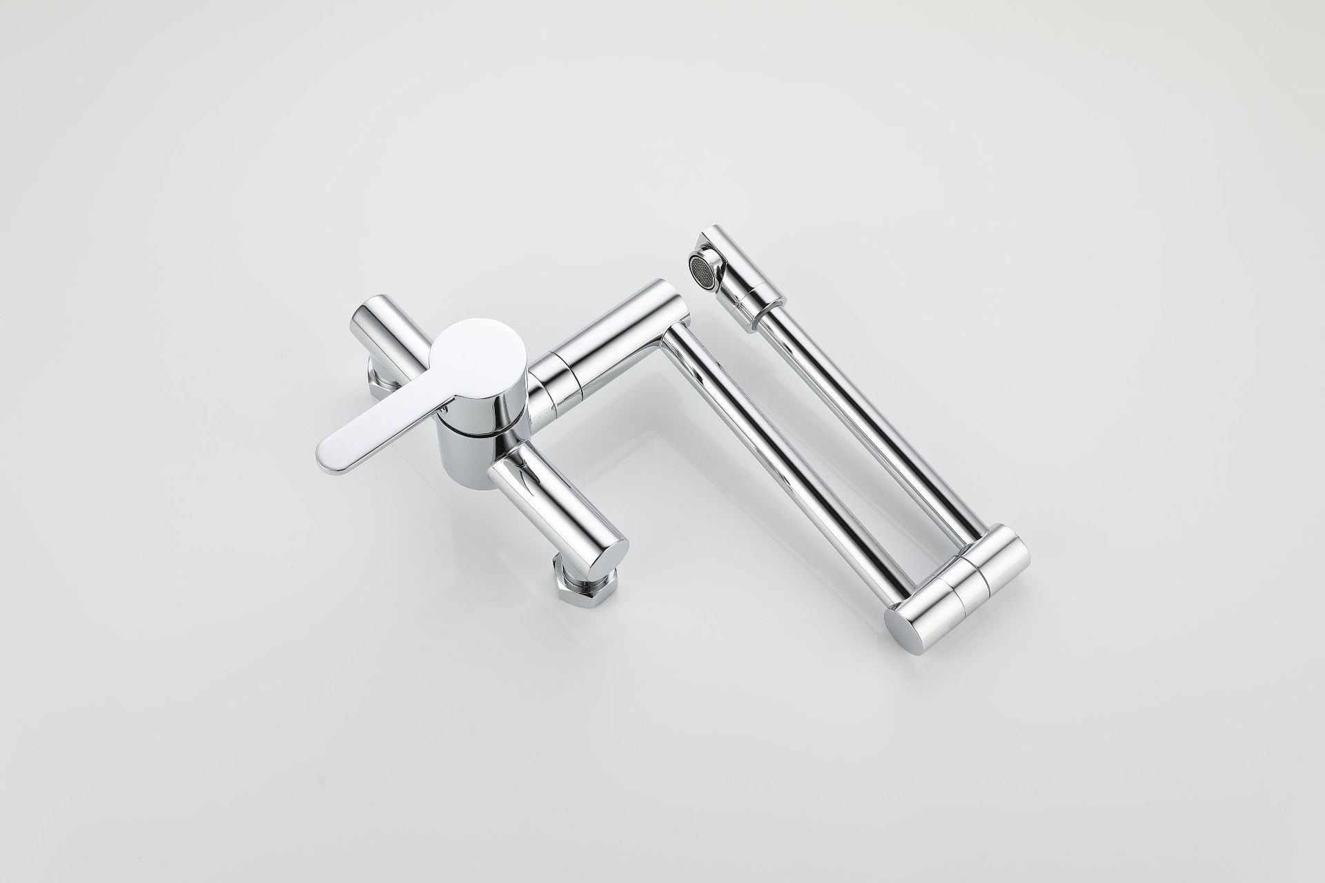 Brass built-in faucet, cold and hot water, bathroom basin, balcony, kitchen electroplated sink, universal folding undefined