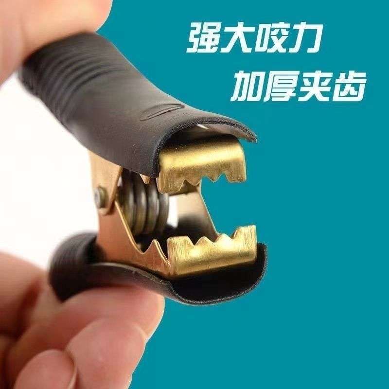 Car Battery Clamps, Alligator Clips, Copper-Plated Battery Clips, Medium-Sized Battery Clips, Small-Sized Jumper Cable Clips