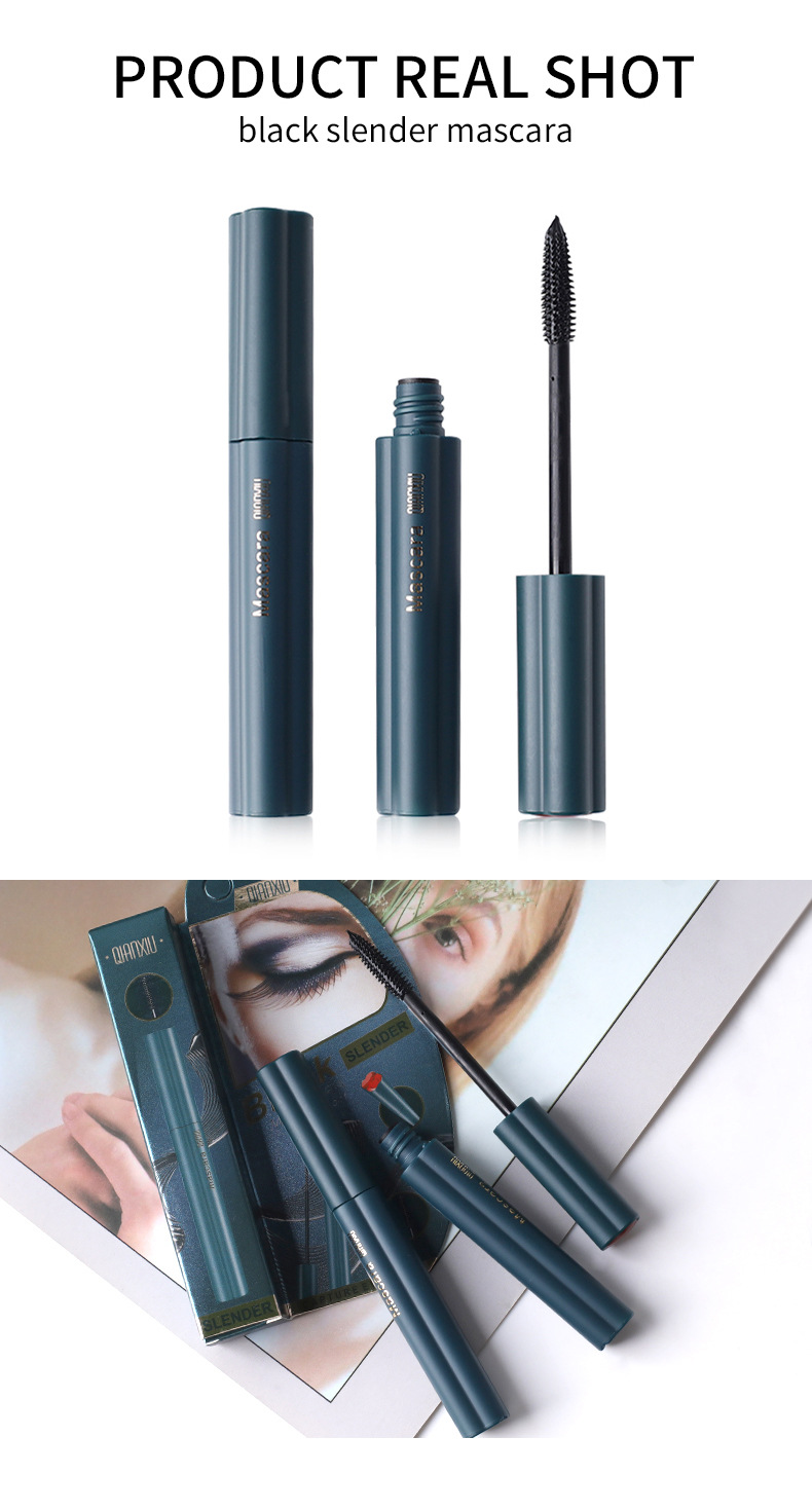 QIANXIU cross-border manufacturer's thick, curly and long mascara, waterproof and non-smudge 4D mascara, a bestseller in Europe and America undefined