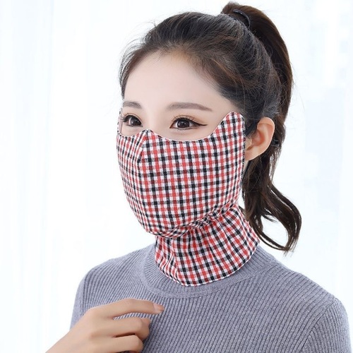 Warm Women's Winter Pure Cotton Thickened Large Adult Cold-Proof Dustproof Breathable Washable Riding Mask