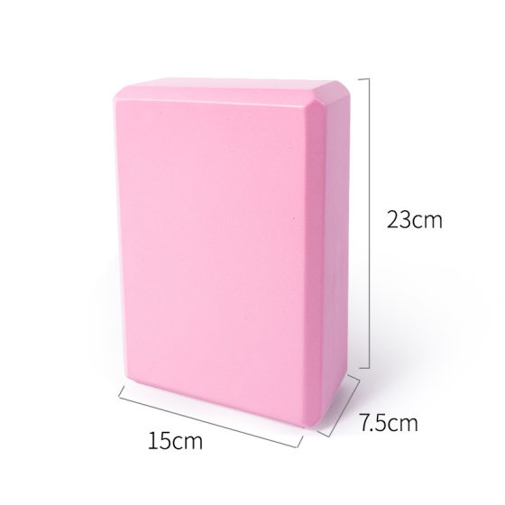 Factory direct EVA high density fitness auxiliary yoga brick adult children dance auxiliary yoga supplies