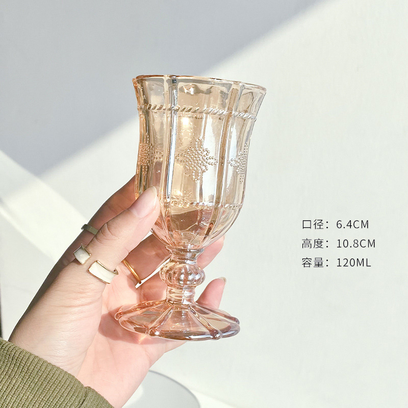 혼 쇼트 풋 컵-앰버-120ml