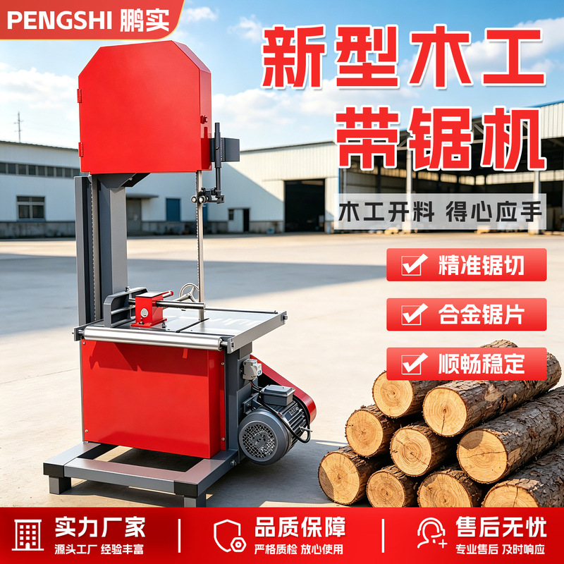 Woodworking band saw machine, small household cutting and shaping machine, curve saw, desktop circular saw, small wood cutting machine, for cutting round logs Woodworking band saw machine, small household cutting and shaping machine, curve saw, desktop circular saw, small wood cutting machine, for cutting round logs