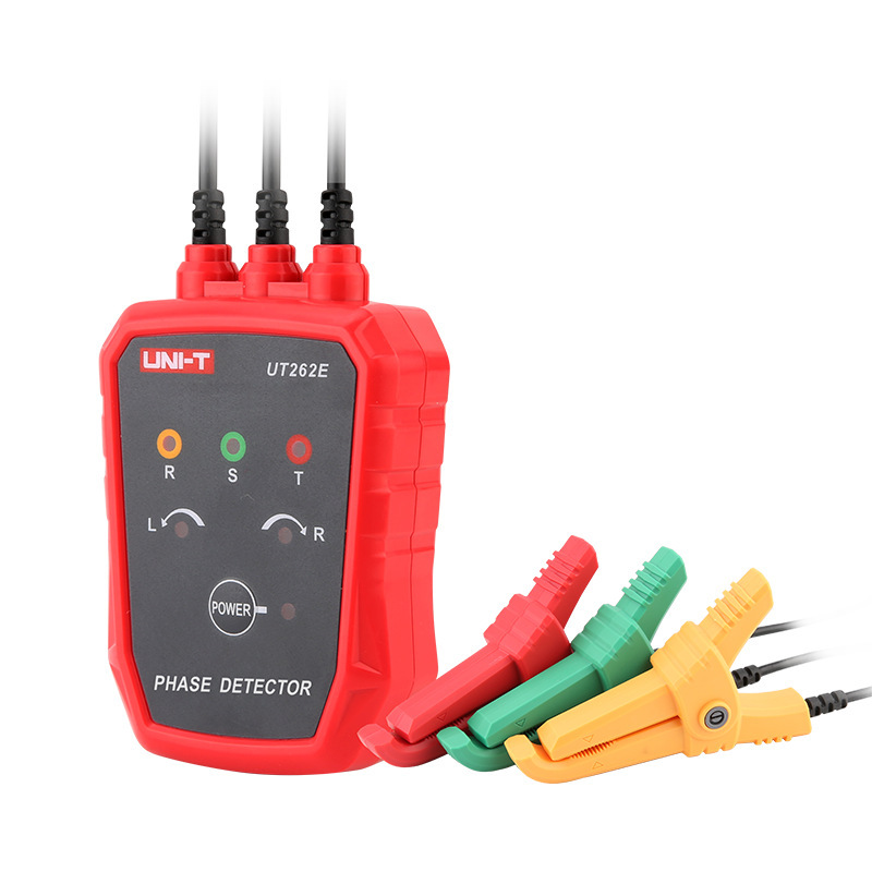 优利德UT262E非接触检相仪RST三相线路检测仪电机正向反向测试仪