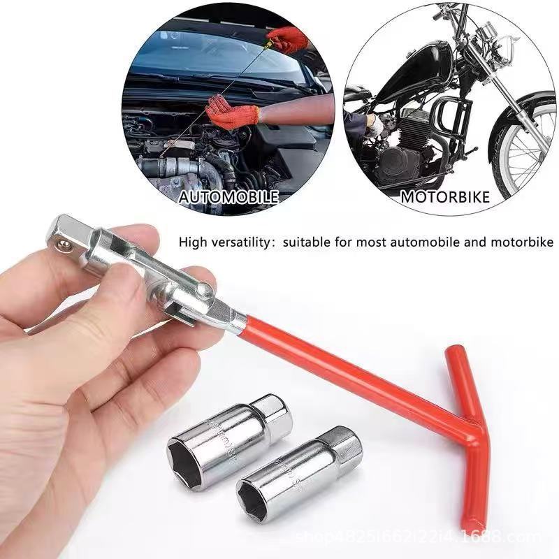 メーカー供给スパークプラグソケットレンチ16mm21mmユニバーサルスパークプラグソケットレンチT型六角レンチ|undefined