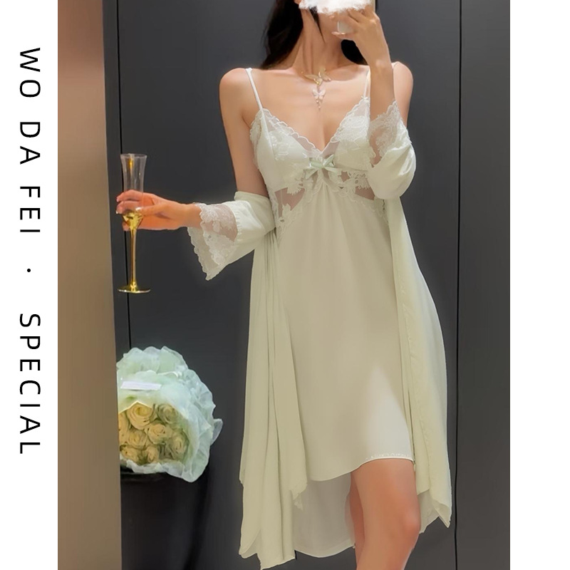 Light green (night dress + nightgown)