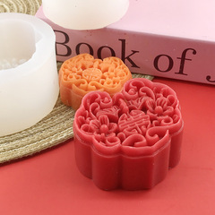 New Year molds, large and small Ruyi lock chocolate fondant molds, wholesale for scented candle plaster soap molds