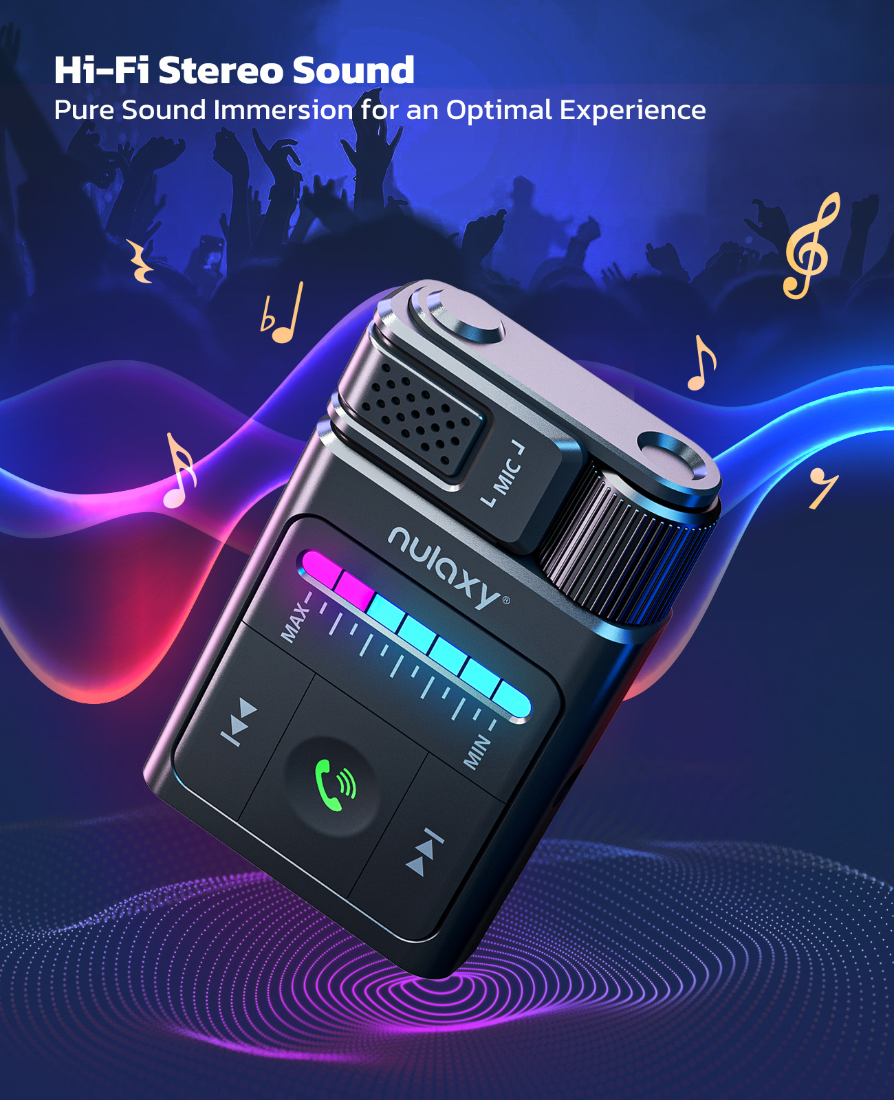 Amazon's New Bt64 Car Cross-Border Player Bluetooth Fm Transmitter Charging Hands-Free Calling Car Mp3