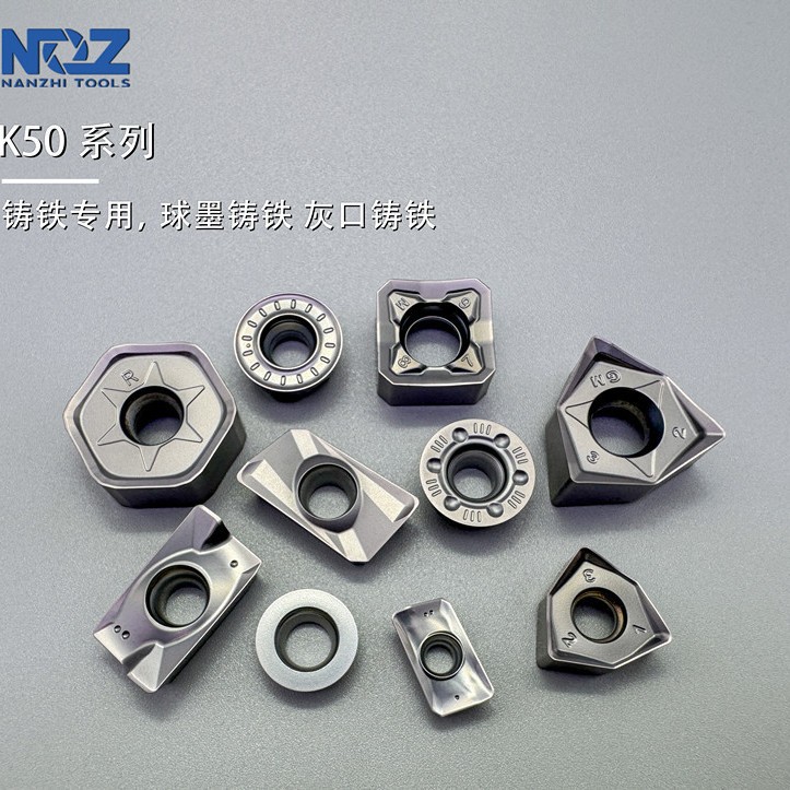 厂家批发数控铣刀片刀具合金刀片K50铣削铸铁RPMT1003MO-TT