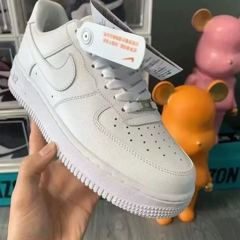 Кроссовки AF1 Air Force One, сине-голубая отделка, повседневный студенческий стиль