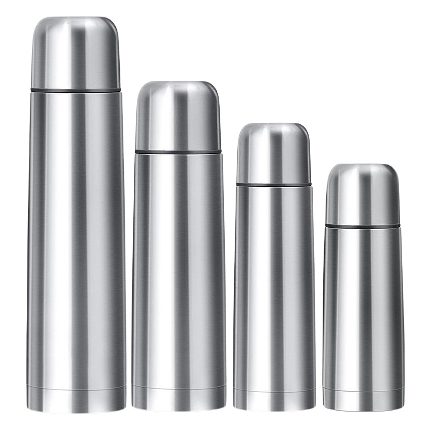 304 de doble capa de acero inoxidable de vacío bala de vacío taza de regalo en stock taza de agua portátil al aire libre para el comercio exterior