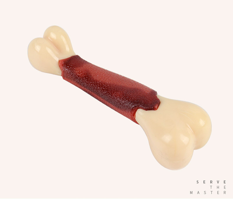 Psm New Pet Molar Toy Beef Flavor Simulation Bone Molar Fixed Tooth Wear-resistant Bite-resistant Pet Dog Toy display picture 5