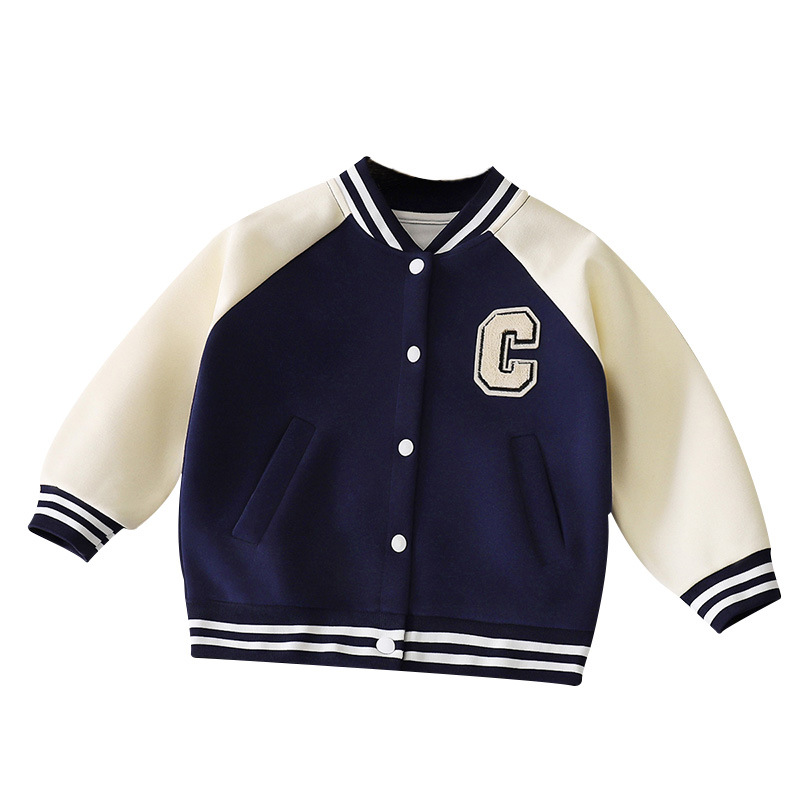 Trajes de béisbol para niños otoño nuevos chaquetas casuales para niños niñas Cardigan ropa de otoño ropa infantil al por mayor