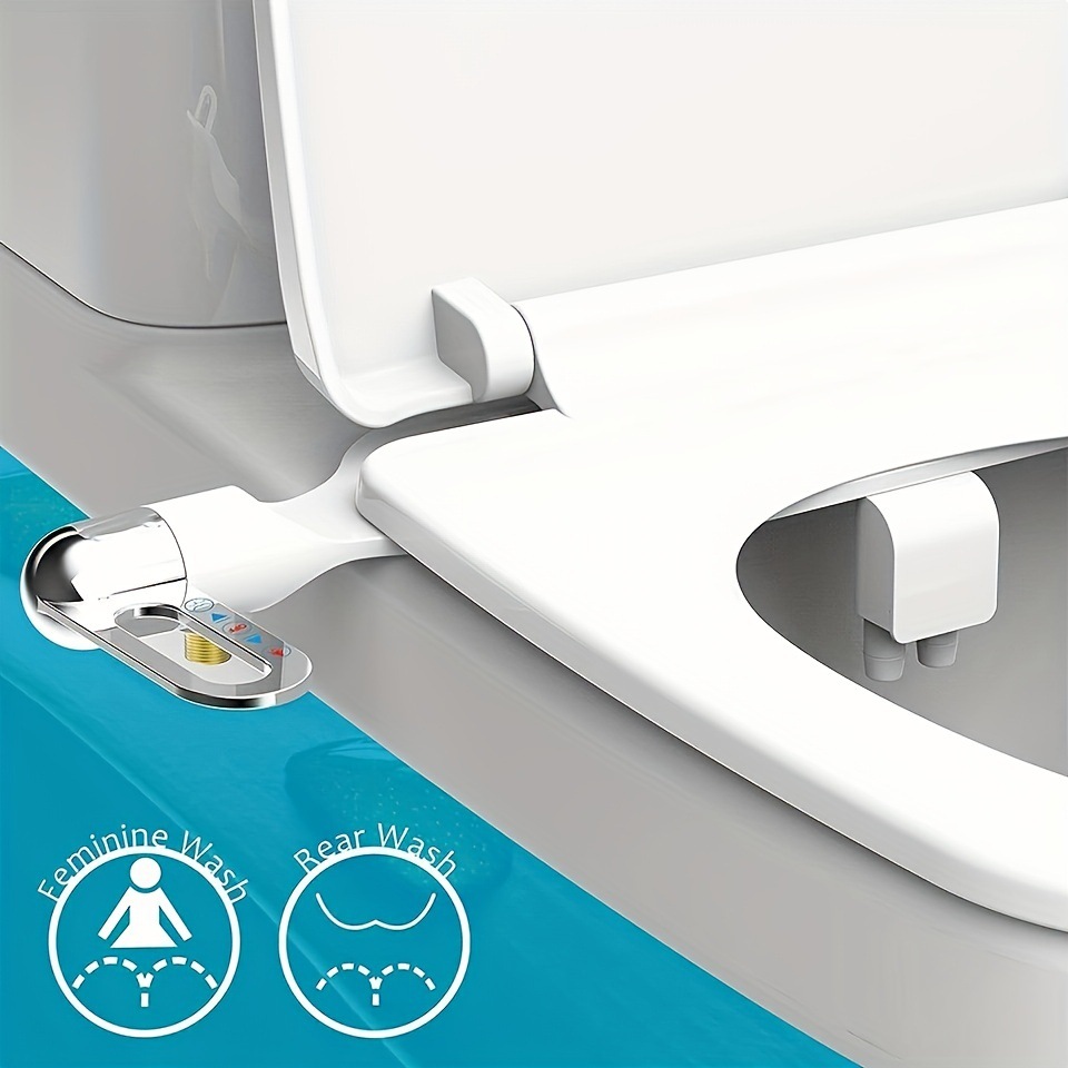 Baje de inodoro inteligente transfronterizo, limpiador corporal, lavado de trasero, instalación simple, limpieza desenchufada, conveniente para el hogar