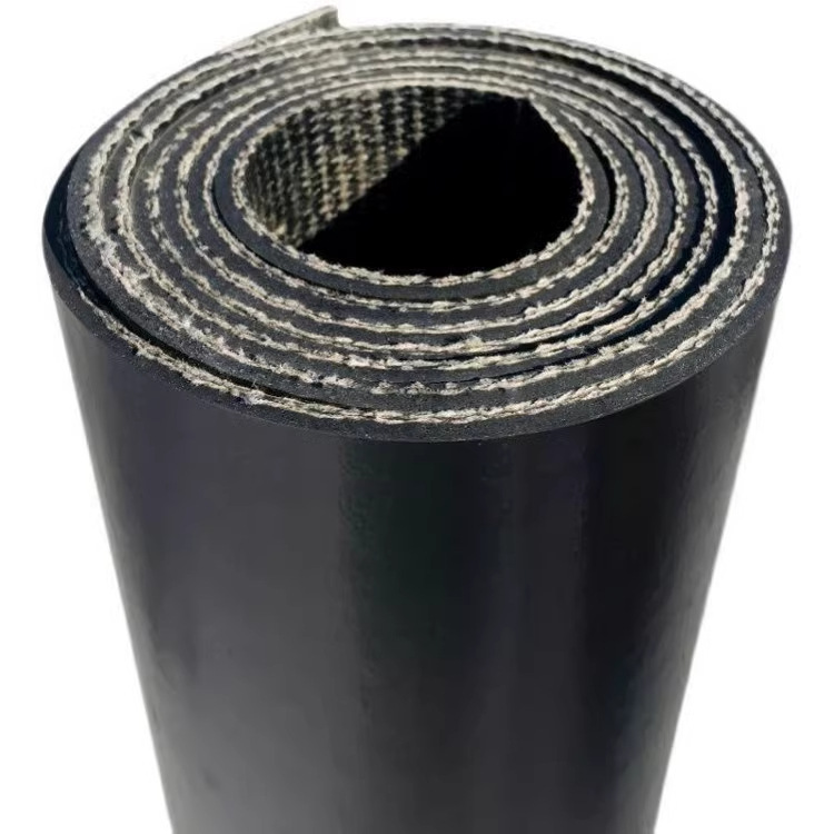 Laying Rubber Mat for Carriage Truck Special Rubber Mat Shock Absorbing Wear Mat Double Layer Clamp Line Rubber Conveyor Floor Mat