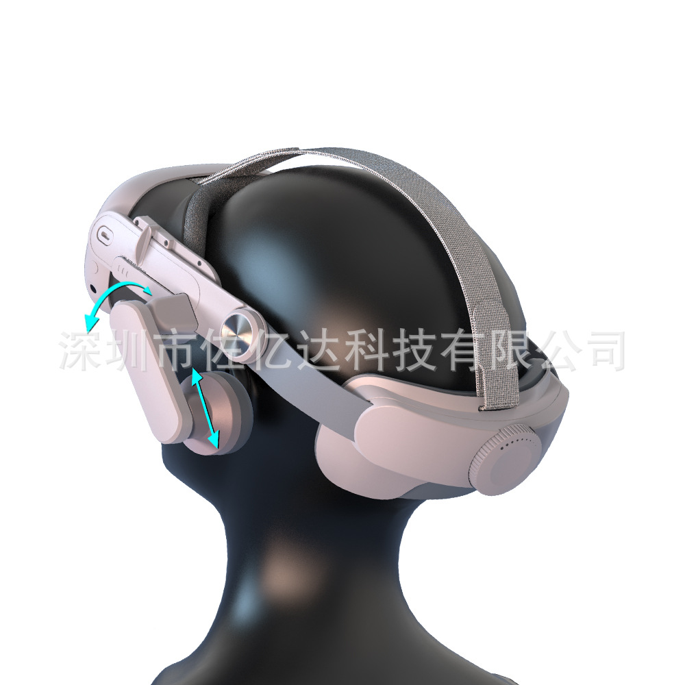 Aplicable a Meta quest3 auriculares Q3 VR orejeras Quest3 canal ajustable orejeras headwear Accesorios