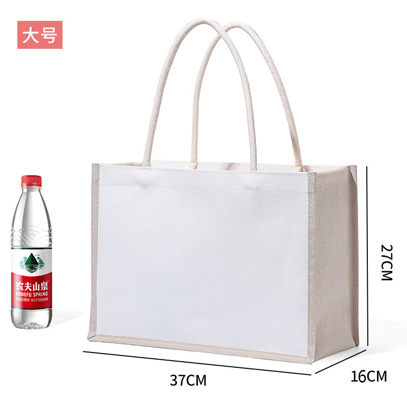 絵画キャンバスバッグシンプルな空白のキャンバスバッグ工場卸売ポータブル diy 手描きスポット大容量|undefined