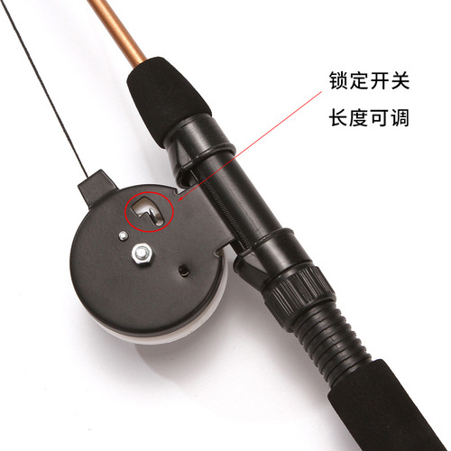 Pulley free retractable cat teasing stick, extra long fishing cat teasing pole, interactive cat toy, small fish cat teasing stick
