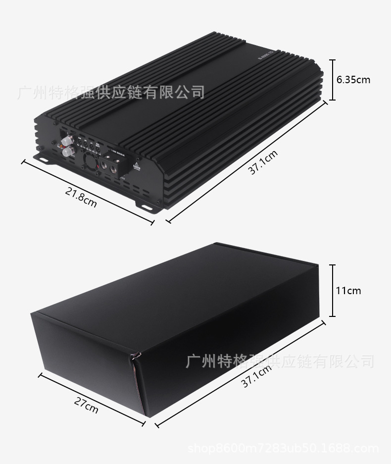 Manufacturer wholesale car audio modification high-power 8000w amplifier subwoofer car amplifier subwoofer box