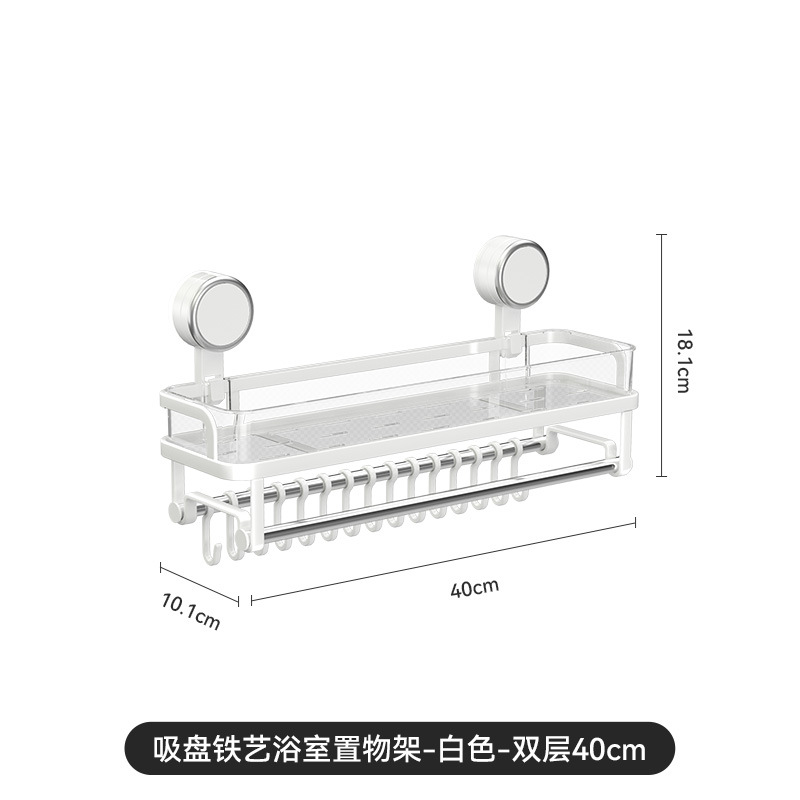 Estante con ventosa, inodoro, pared, inodoro sin perforación, baño, estante para toallas, mesa de lavado, estante de almacenamiento en pared