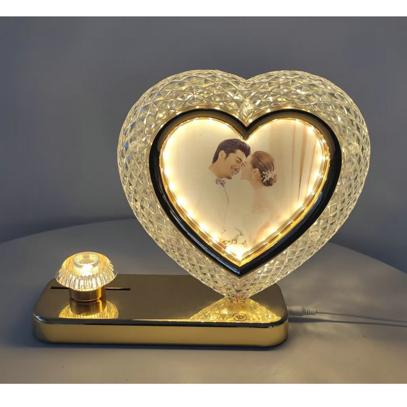 Bedroom Tabletop Photo Frame 3D Couple Desktop Display Frame Photo Frame Night Light Photo Studio Photo Wall Wholesale Photo Frame