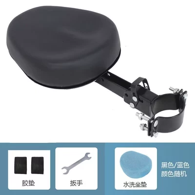 Children's Front-Mounted Seats, Foldable | Electric car child seat - black-all-black-sofa-harley-single-seat-seat-cover