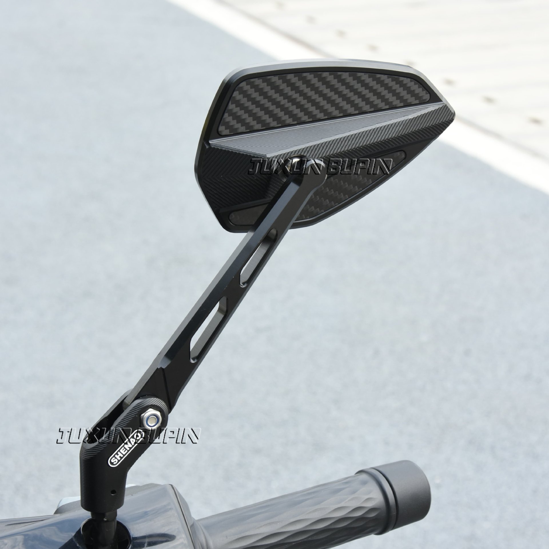 Suitable for Niu Nx/Fxt Ninebot M5 100 Extreme Core Ae5 Electric Scooter Motorcycle Folding Carbon Fiber Rearview Mirror