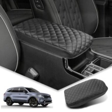 适用汽车起亚索兰托kia-sorento2021--2023皮革扶手箱垫中央扶手