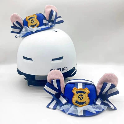Ears Battery Car Motorcycle Helmet | Dəbilqə (Kaska) aksesuarları - rabbit-police-hat