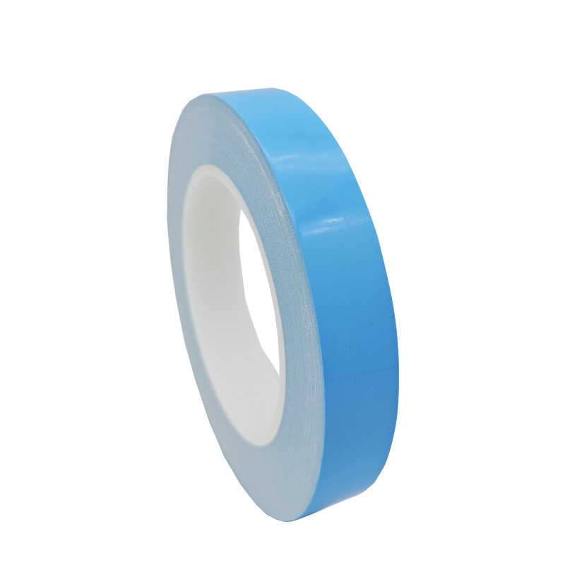 涂布蓝膜导热双面胶带LED灯条白色双面胶铝基板散热双面胶带批发